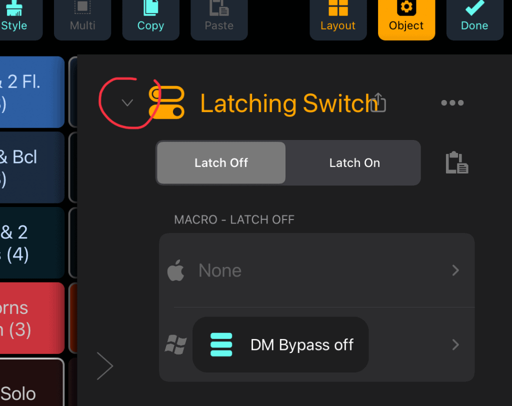 Metagrid Latch Switch